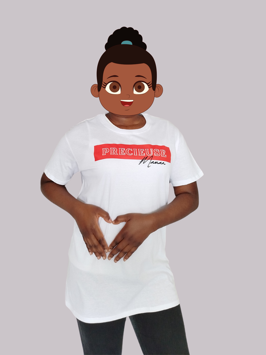 T-shirt manches courtes Précieuse Maman